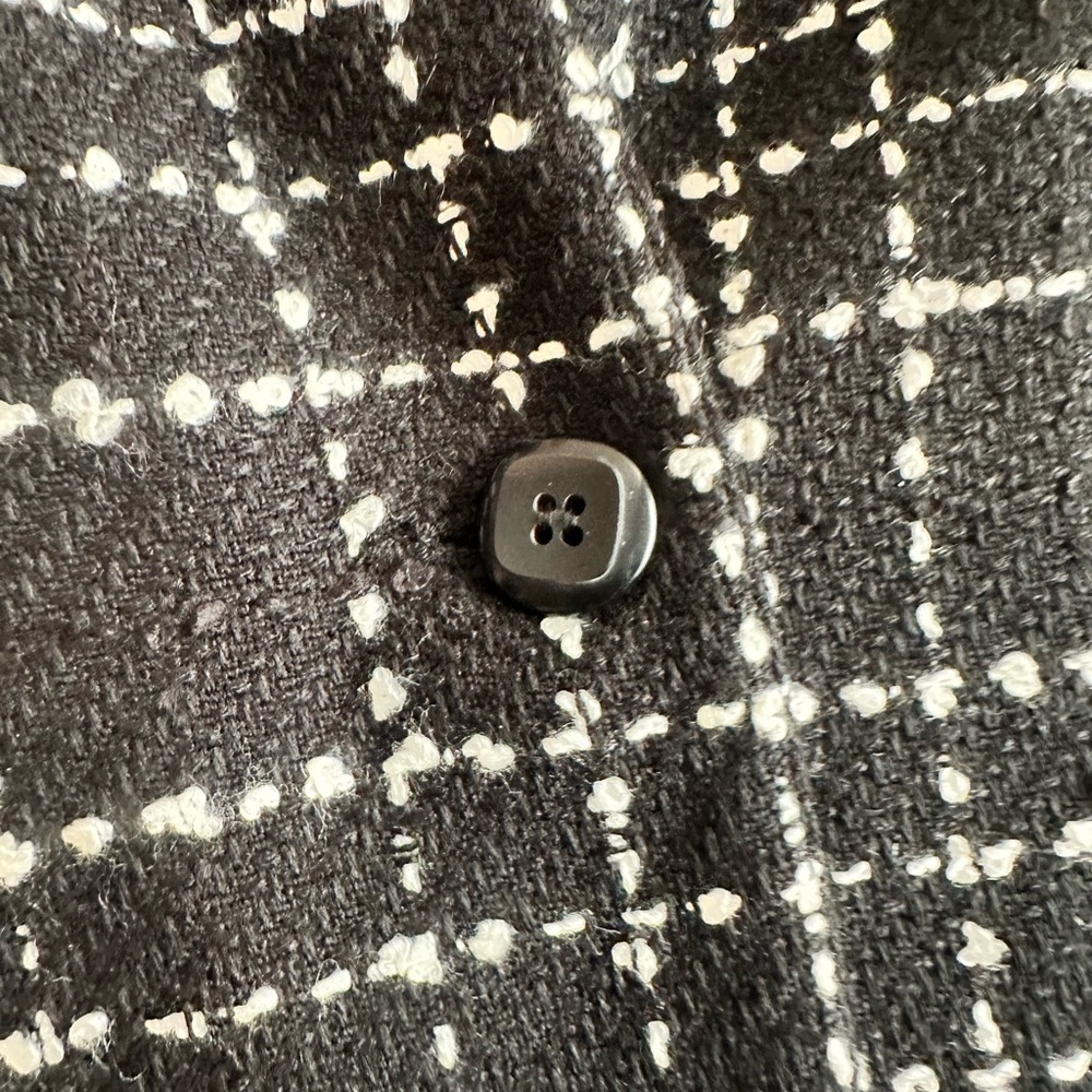 Requirements Black and White Grid Pattern Blazer 16 - Picture 2 of 6